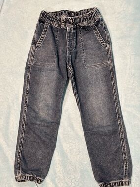 GAP Kids Gray Elastic-Waist Jeans